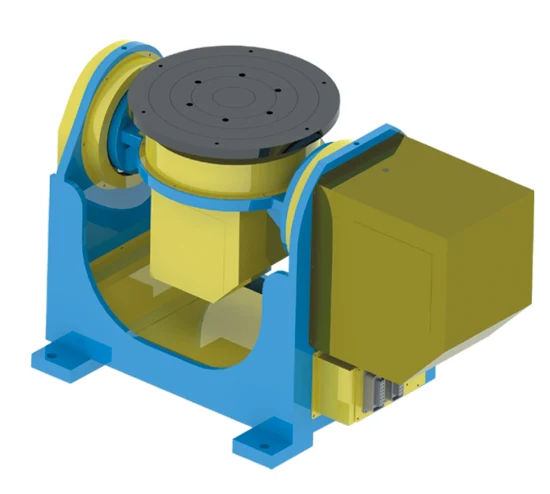 Positionneur de soudage de type P à double axe 380V 500kg pour robot rotatif